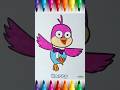 coloring harry with markers | pororo the little pinguin #coloringpages #art #pororo