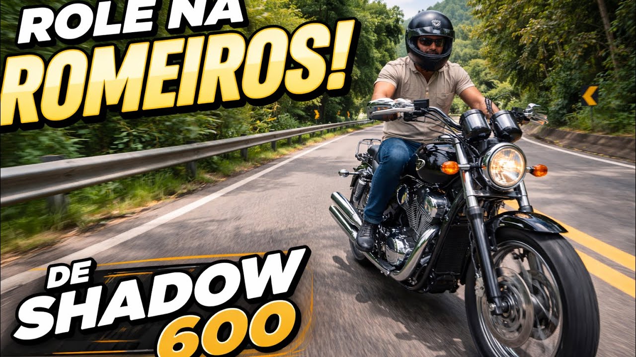 ROLÊ NA ROMEIROS DE SHADOW 600 E INTERCEPTOR 650 !!! 