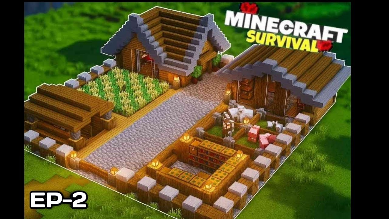 Minecraft Survival Series Episode 2 | Minecraft Survival House | Minecraft