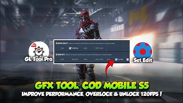 GFX TOOL FOR COD MOBILE | OVERLOCK & UNLOCK 120FPS | Gamers GL Tool + Set Edit 2024