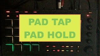 PAD TAP | PAD HOLD and a request for AKAI