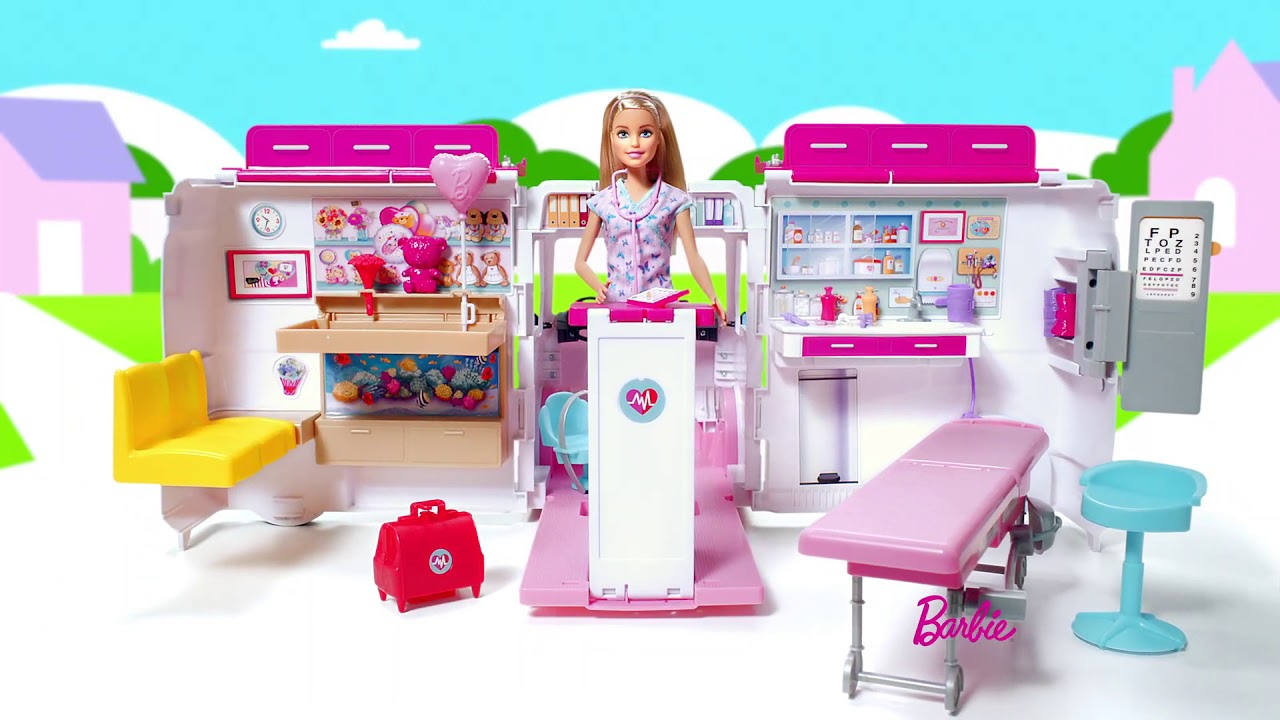 BARBIE CARE CLINIC - YouTube