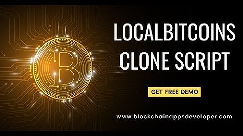 LocalBitcoins Clone Script | Local Bitcoin Clone Script