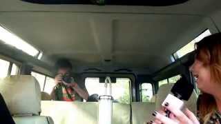 Crazy Sublimator hotbox at Spannabis in the Strainhunters Landrover with Simon from Strainhunters