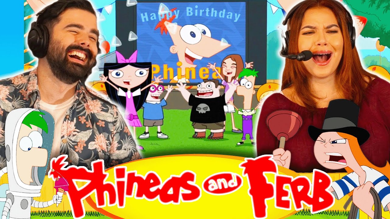 We Watched PHINEAS AND FERB SEASON 3 EPISODE 3 & 4 For the FIRST TIME! PHINEAS BIRTHDAY CLIP-O-RAMA