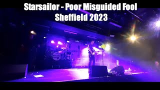 Starsailor, Poor Misguided Fool, Sheffield 2023 Resimi