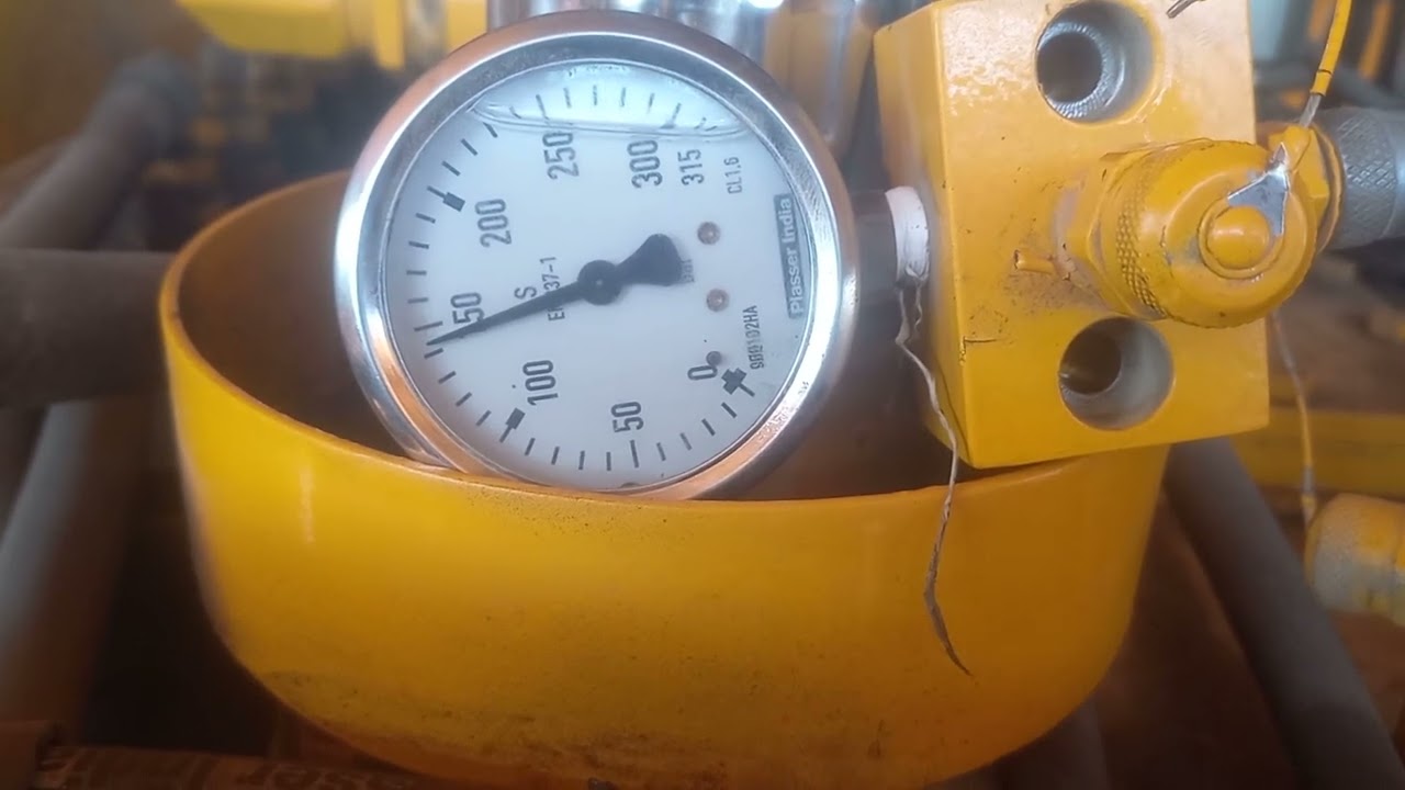 Accumlator pressure checked 