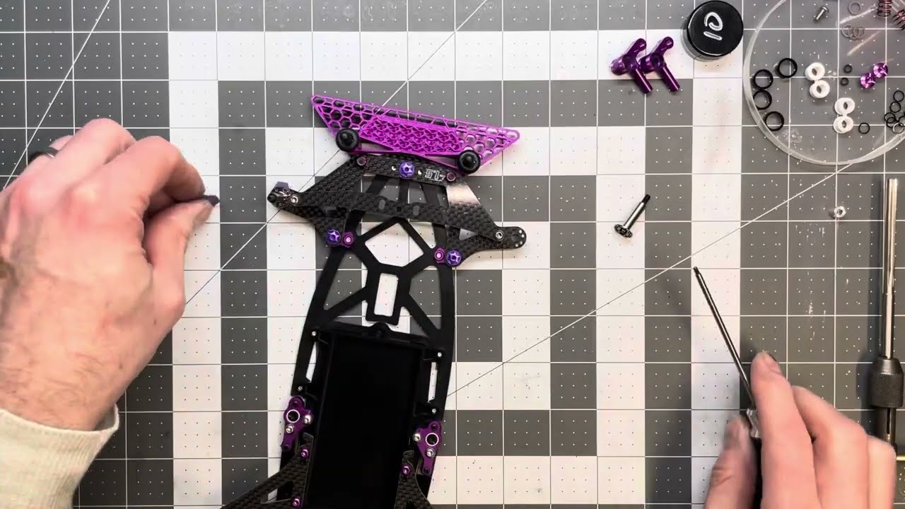 Prodigy 1/12 Team Edition Build - Video 4 - Kingpins & Steering Bushings