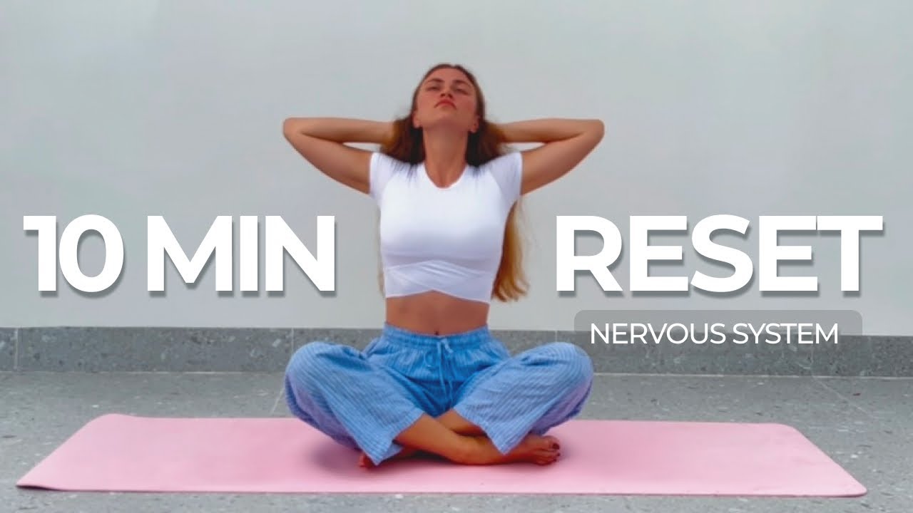 10 Min Nervous System Reset | Breathwork to Calm Stress & Anxiety - YouTube
