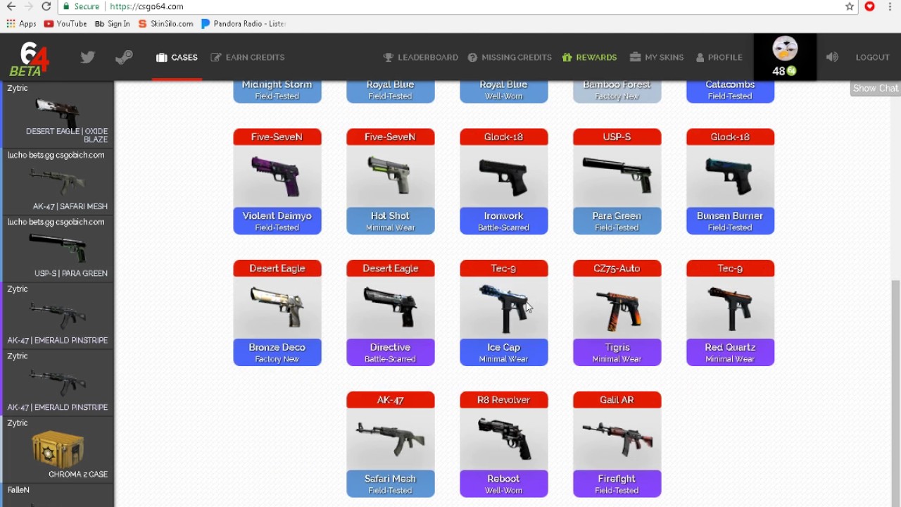 How to get Free Csgo Skins Instantly (Csgo64.com) 100% legit!