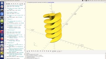 Auger Generator in OpenSCAD