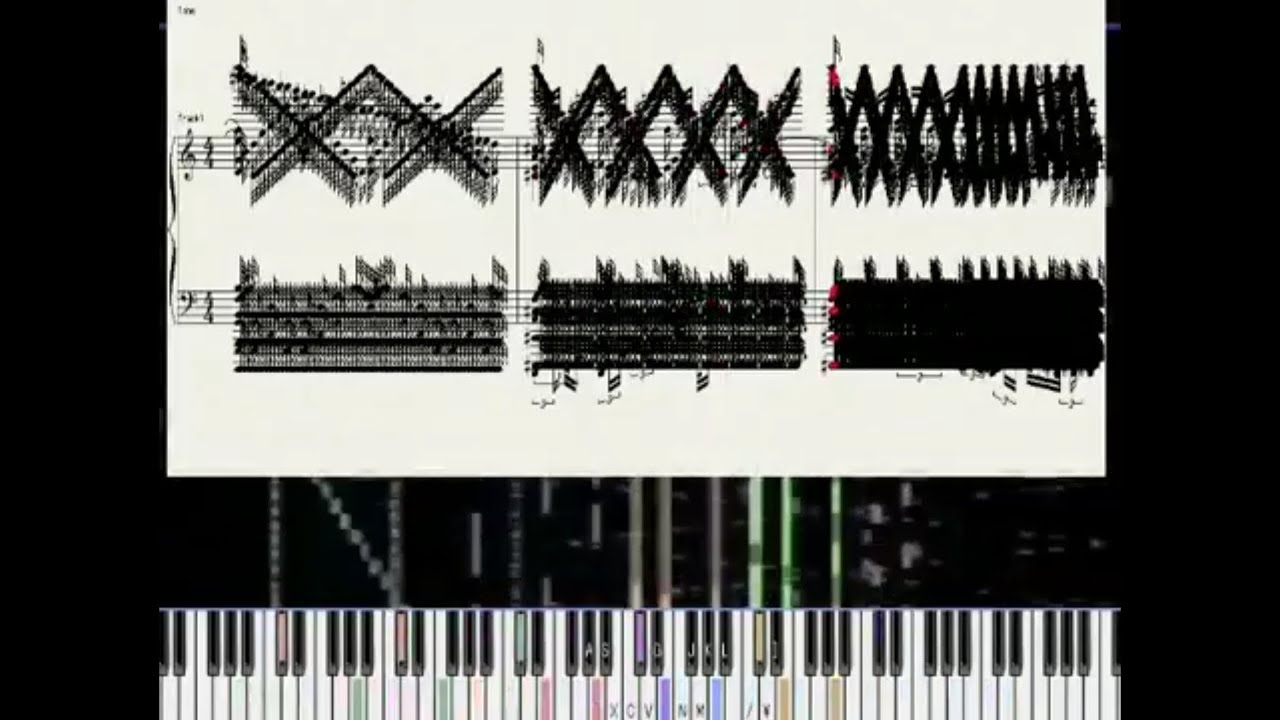 中学生と小学生がネクロファンタジアの楽譜を真黒にしてみた