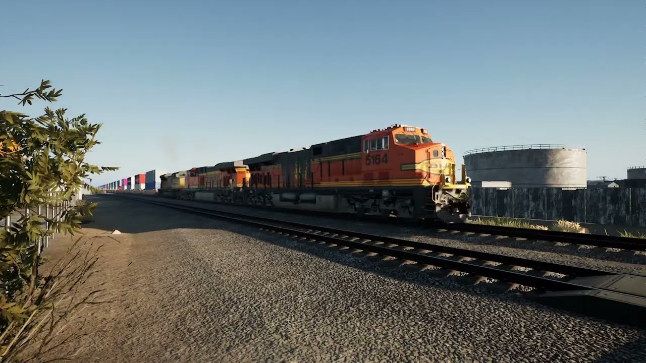 Scarred BNSF to Mojave Subdivision @TrainSimWorld 