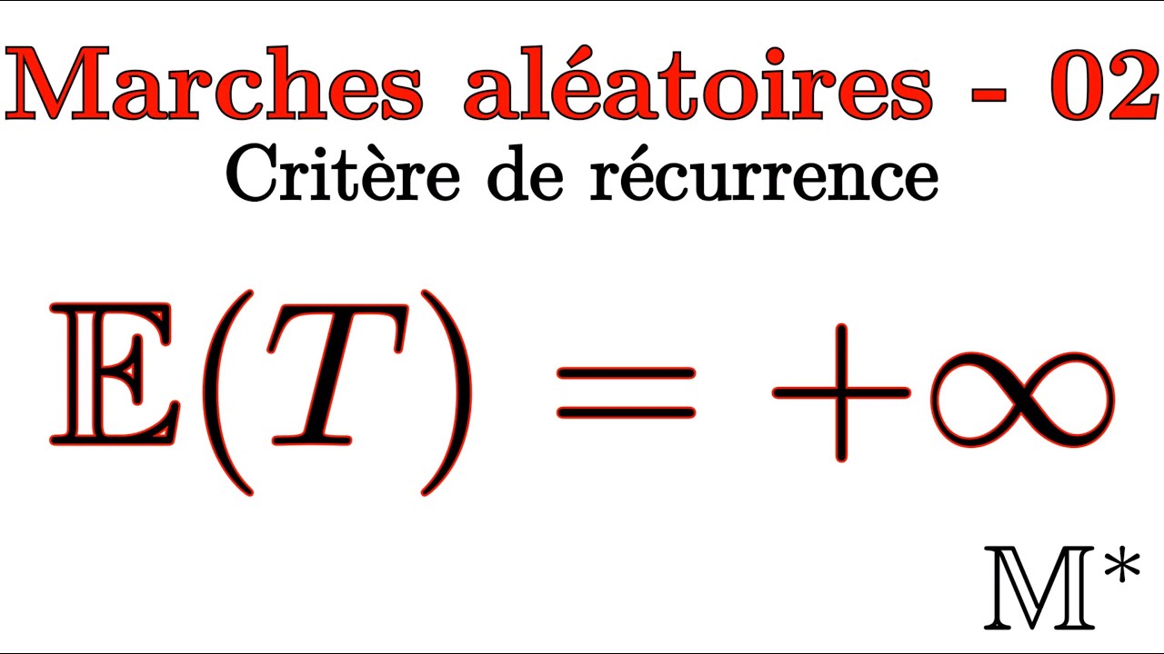 Marches aléatoires - 02 - Un critère de récurrence