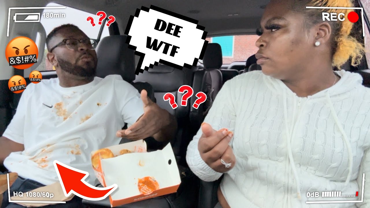 WIPING MY HANDS FULL OF SAUCE ALL OVER MY ANGRY FIANCEE BRAND “New” WHITE SHIRT TO SEE HIS REACTION