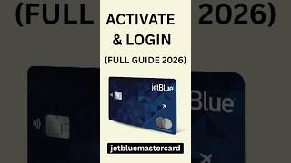 Activate & Login Your JetBlue Mastercard in Seconds! (2026) #shorts