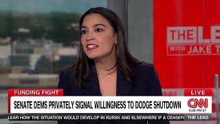 Rep Aoc On The Lead With Jake Tapper
