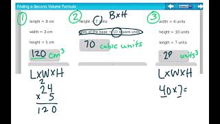 5th Grade Math Lesson 1-9 Two Formulas for Volume