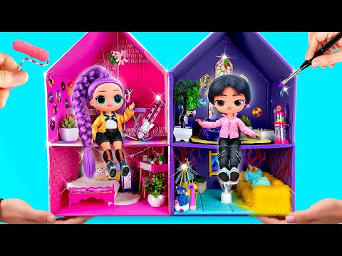 เราสร้างบ้านตุ๊กตาสุดน่าทึ่งให้กับ K-pop Demon Hunters! งาน DIY ที่ดีที่สุดจาก LALILU!
