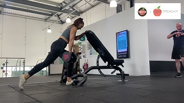 DB SELF SUPPORTED REVERSE LUNGE (CONTRALATERAL)