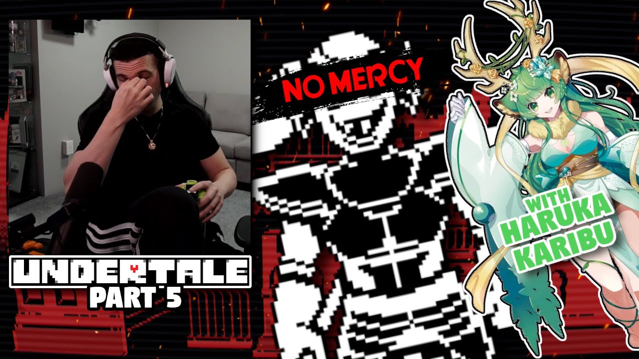 Starting the NO MERCY Route - Undertale (part 5) with Haruka Karibu