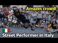 Incredible Street Performance in Italy – Crowd Goes Crazy! 🇮🇹