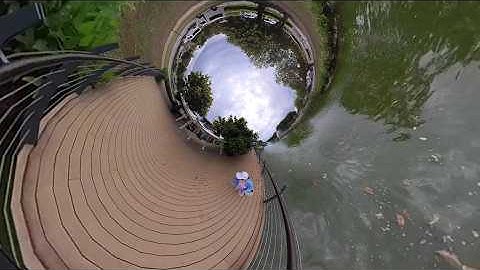 Inverted Tiny Planet  #insta360 #x3