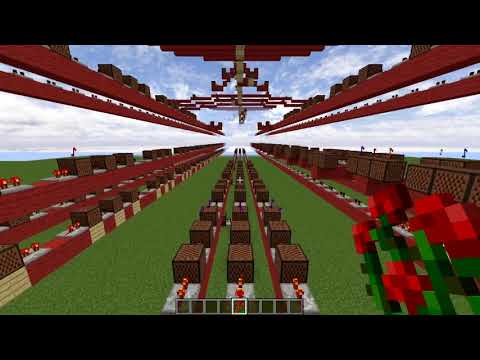 【minecraft】かなしいうれしいを音ブロックで演奏してみた