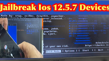 Jailbreak Iphone 6/6plus / ios 12.5.7 to ios 16.3.4 / make bootable usb drive / part 1