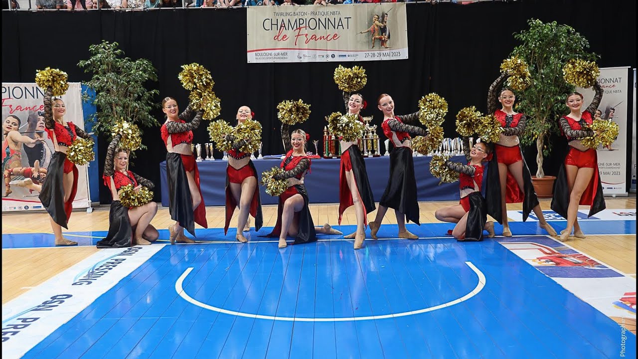 USDK Twirl’ - Petite équipe pompon senior 2023 - L’Espagne 🇪🇸🌹