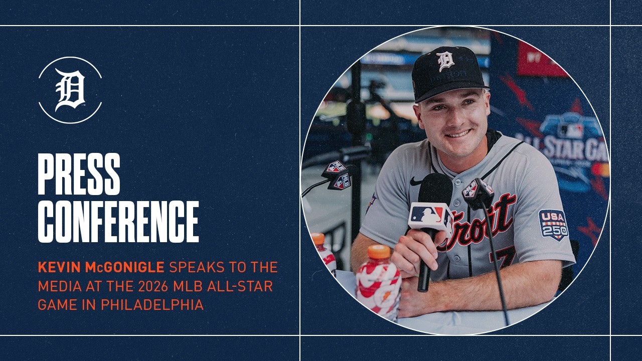 Kevin McGonigle Speaks to the Media at the 2026 MLB All-Star Game