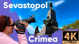 4K Russia | Sevastopol walking tour. Part 2 - «City Center» | Crimea 2019