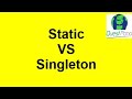 Static class vs Singleton in C# | C# Interview Questions & Answers | Static & Singleton in CSharp