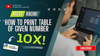 Python Multiplication Table in 2 Minutes 🚀