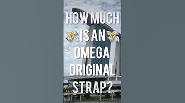 How Much is an Omega Original Strap? #omega #omegaspeedmaster #shorts