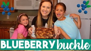Fall Blueberry Buckle Recipe | makingupashlee