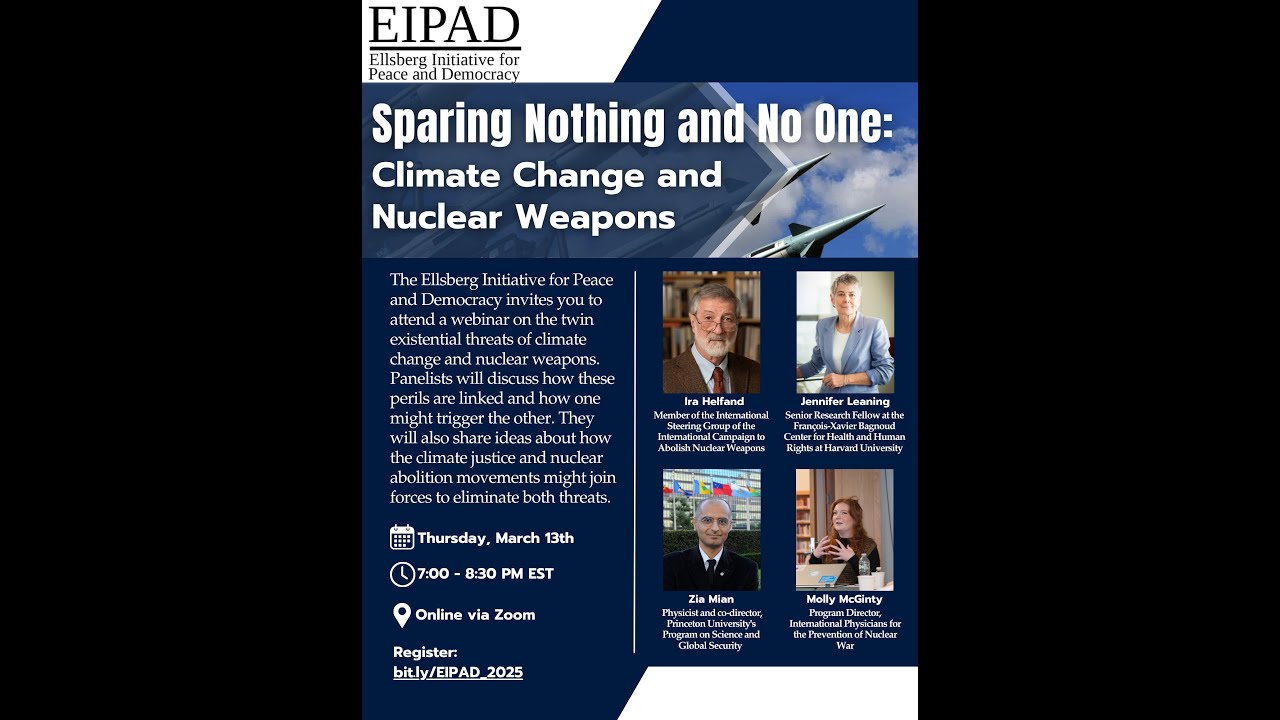Sparing Nothing and No One: Climate Change and Nuclear Weapons