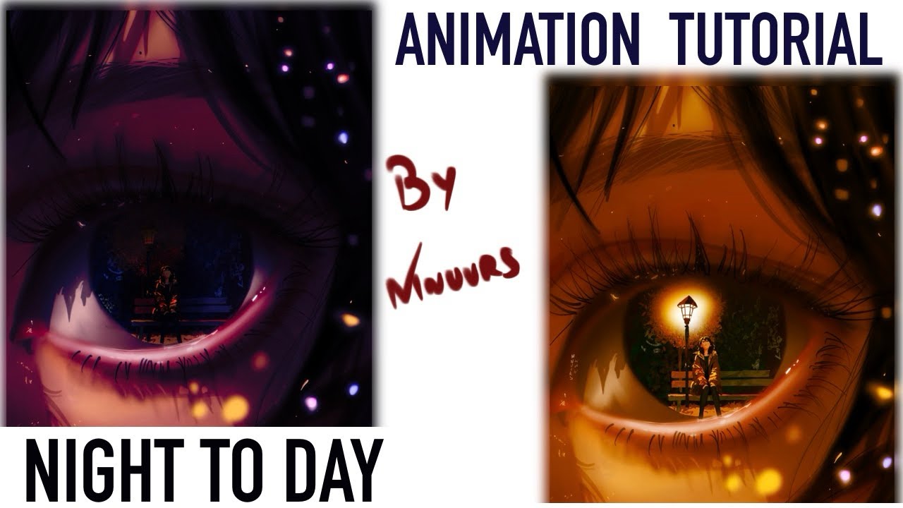 Animation tutorial for dark to light effect - YouTube