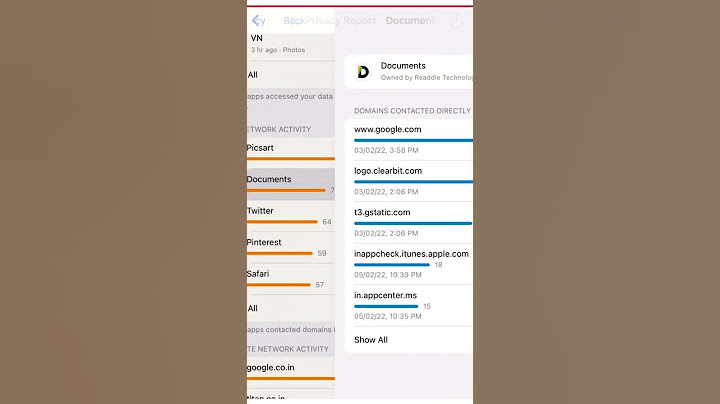 iPhone App Privacy Report #shorts #iphone