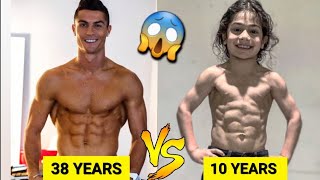 RONALDO Goals, Skills, Dribbling vs KIDS Goals, Skills, Dribbling - OLD vs YOUNG