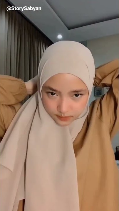 Tutor Cara Pake Hijab Pashmina ala Nisa Sabyan #shorts