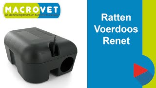 Voerdoos Rat Renet - Degelijk Afsluitbaar Lokaasdepot Voor De Plaatsing Van Rattengif