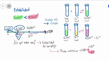 ¿Qué factores afectan a la estabilidad de los complejos?