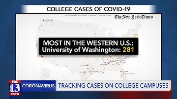 Tracking COVID-19 cases on college campuses