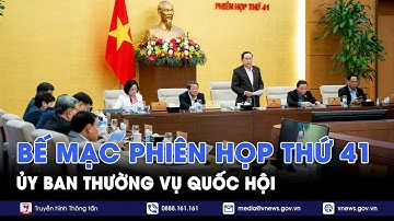 Bế mạc Phiên họp thứ 41 Ủy ban Thường vụ Quốc hội - VNews