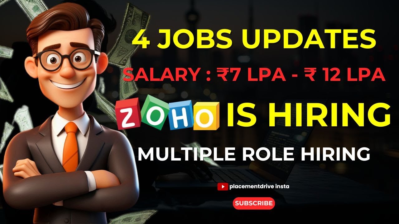 ZOHO Is Hiring Java Full Stack, Incident Response, Visual Designer ...