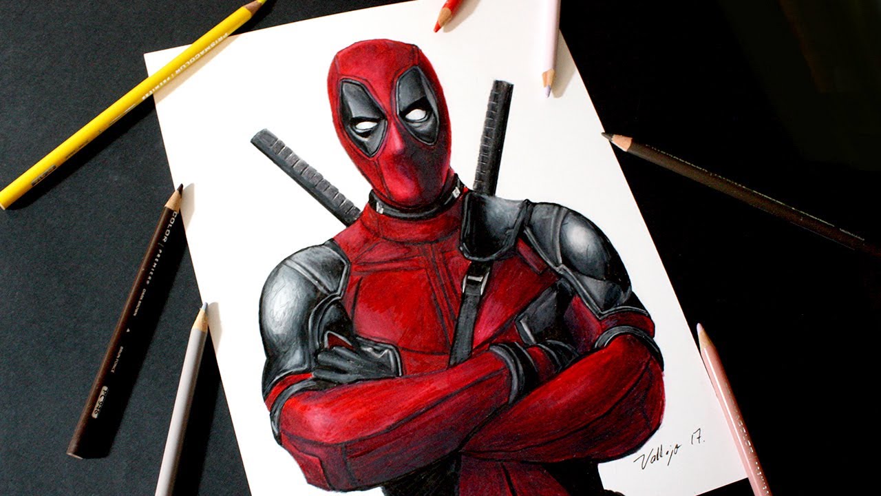 Como Dibujo a Deadpool | How to draw Deadpool - thptnganamst.edu.vn