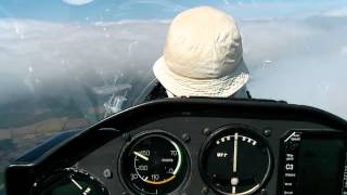 Weak wave at RAF Wittering, climbing in Janus D31