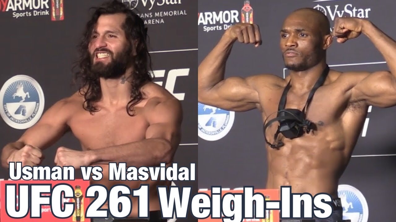 UFC 261 Official Weigh-Ins: Kamaru Usman vs Jorge Masvidal