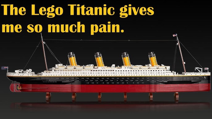 Will the LEGO Titanic float?, Will the huge LEGO Titanic set float? Video  by Buwizz  By Beyond the Brick